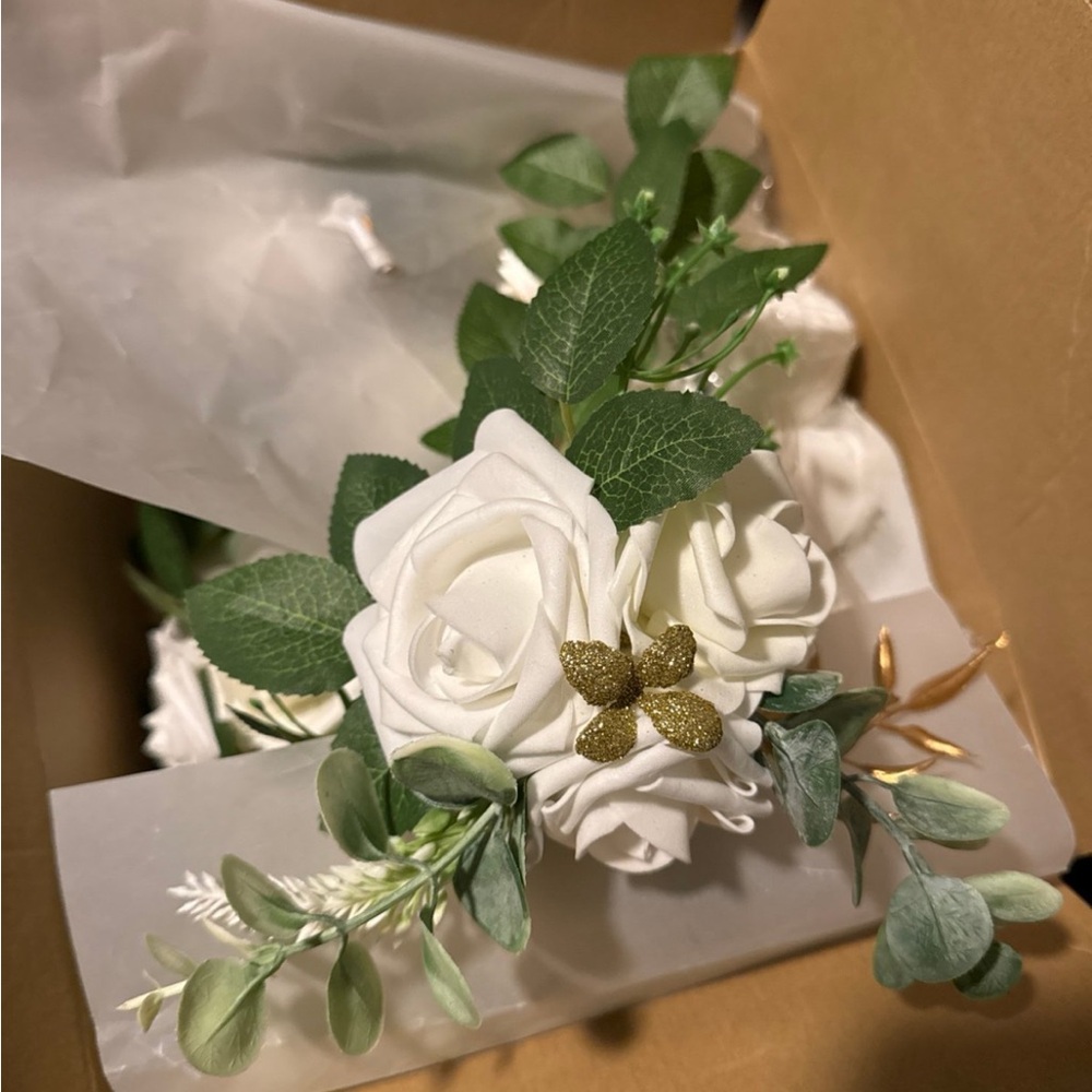 Wedding Aisle Decorations for Wedding Ceremony Set of 10 Pew Flowers for Church